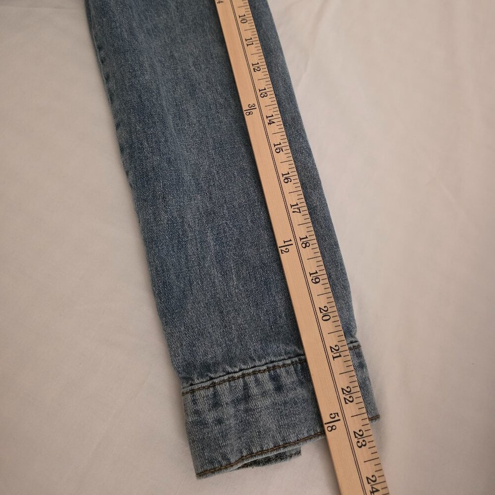 STS Blue women's distressed denim jacket, size Small. - Picture 7 of 13